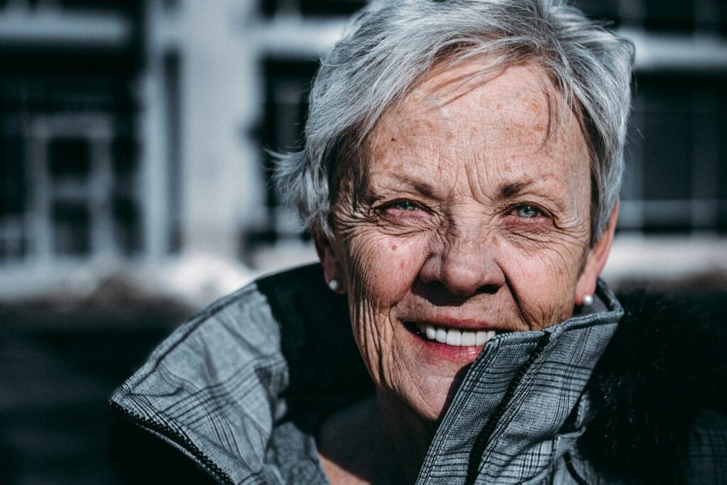 Landing page Policlinico Mangiagalli smiling woman